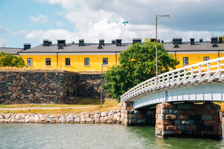 Suomenlinna Sea Fortress in Helsinki, Finlandのeditorial素材
