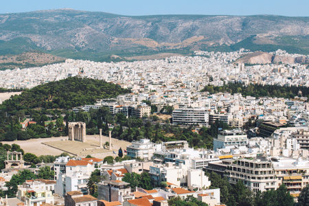 Acropolis, Temple of Zeus in Athens, Greece