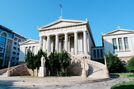 National Library of Greece in Athens, Greeceのeditorial素材