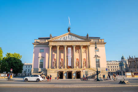 Berlin, Germany - June 7, 2019: The Berlin State Opera (Staatsoper Unter den Linden)のeditorial素材