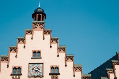 Romerberg old town square in Frankfurt, Germanyのeditorial素材