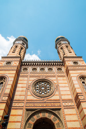 Dohany Street Synagogue in Budapest, Hungaryのeditorial素材