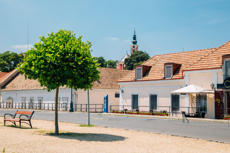 Szentendre medieval old town in Hungaryのeditorial素材