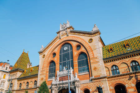 Great Market Hall in Budapest, Hungaryのeditorial素材