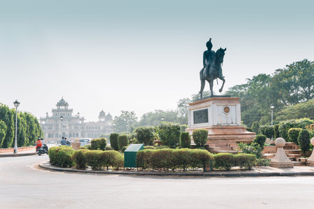 Jaipur, India - November 12, 2017: Albert Hall Museumのeditorial素材