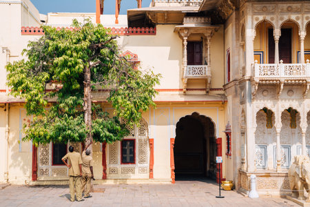 Jaipur, India - November 11, 2017: City Palaceのeditorial素材
