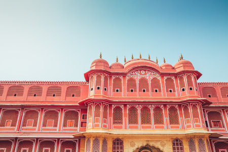 City Palace in Jaipur, Rajasthan, Indiaのeditorial素材