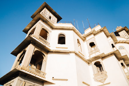 Monsoon Palace, historical building in Udaipur, Indiaのeditorial素材