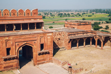 Fatehpur Sikri UNESCO World Heritage Site in Indiaのeditorial素材