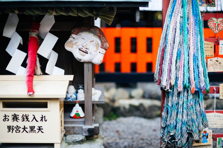 Kyoto, Japan - December 17, 2015: Nonomiya shrine at Arashiyamaのeditorial素材