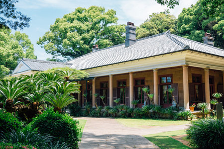 Glover Garden, western house in Nagasaki, Japanのeditorial素材