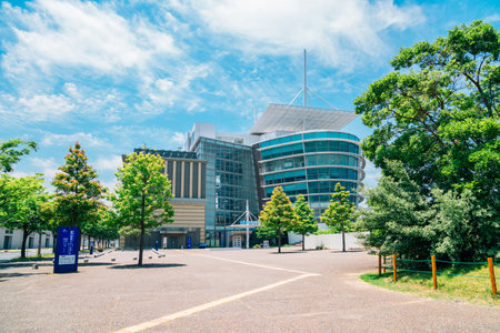 Kitakyushu, Japan - May 27, 2015: Kanmon strait museum in Mojiko retro townのeditorial素材