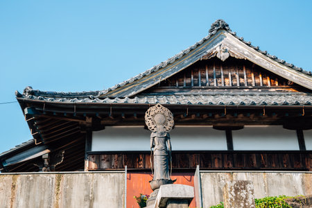 Kofukuji Temple traditional architecture in Nagasaki, Japanのeditorial素材