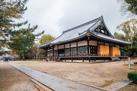 Ninna-ji temple in Kyoto, Japanのeditorial素材