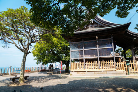 Fukuoka, Japan - June 9, 2017 : Atago Shrineのeditorial素材
