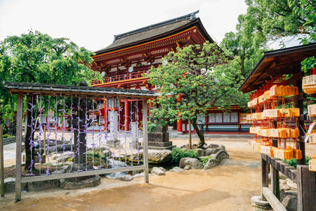 Fukuoka, Japan - June 13, 2017: Dazaifu Tenmangu shrine