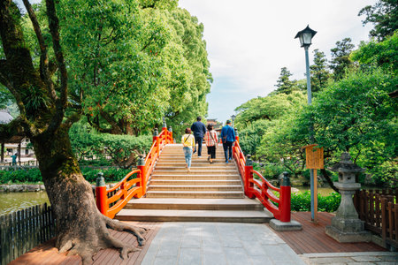 Fukuoka, Japan - June 13, 2017: Dazaifu Tenmangu shrineのeditorial素材