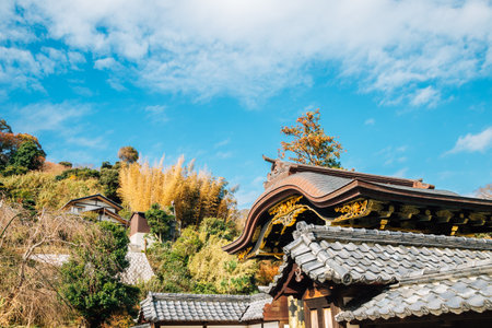 Kenchoji temple at autumn in Kamakura, Japanのeditorial素材