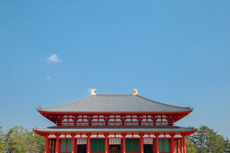 Kofuku-ji temple UNESCO World Heritage site in Nara, Japanのeditorial素材