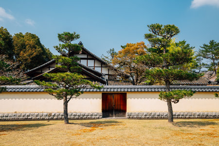 Yakushi-ji temple in Nara, Japanのeditorial素材