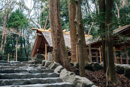 Ise Grand Shrine Naiku in Mie, Japan