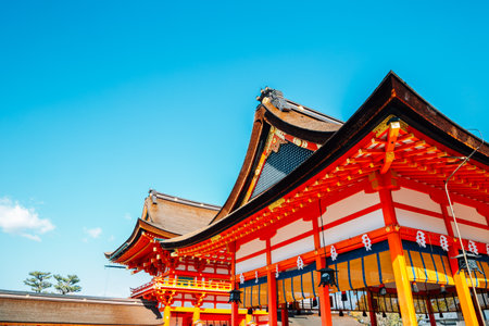 Fushimi Inari shrine in Kyoto, Japanのeditorial素材