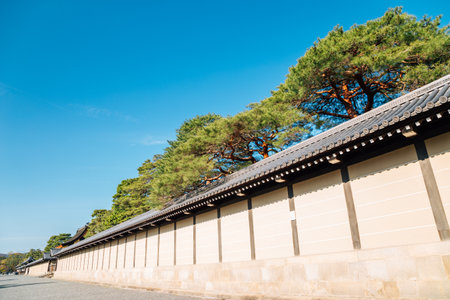 Kyoto Gyoen National Garden in Japanのeditorial素材