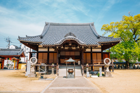 Kagawa, Japan - April 16, 2019 : Zentsu-ji temple at springのeditorial素材
