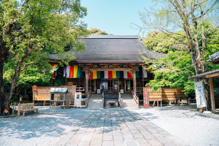 Kochi, Shikoku, Japan - April 20, 2019 : Godaisan mountain Chikurin-ji temple, Shikoku pilgrimageのeditorial素材