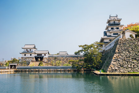 Imabari Castle in Ehime, Shikoku, Japanのeditorial素材