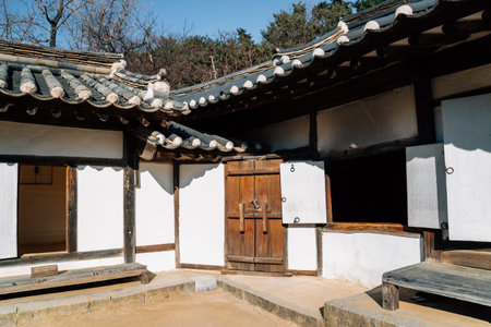 Gangneung, Korea - December 9, 2020 : Heo Gyun and Heo Nanseolheon Memorial Parkのeditorial素材