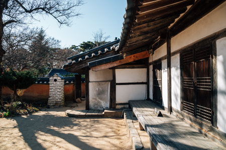Gangneung, Korea - December 9, 2020 : Heo Gyun and Heo Nanseolheon Memorial Parkのeditorial素材