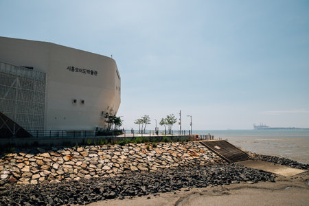 Siheung, Korea - July 9, 2020 : Siheung Oido Museumのeditorial素材