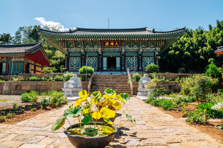 Pyeongtaek, Korea - September 13, 2020 : Sudosa Templeのeditorial素材