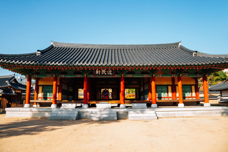 Miryang, Korea - November 8, 2020 : Miryang local government office traditional architectureのeditorial素材