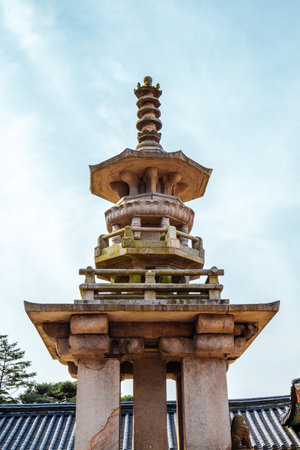 Dabotap, Bulguksa Temple UNESCO World Heritage in Gyeongju, South Koreaのeditorial素材