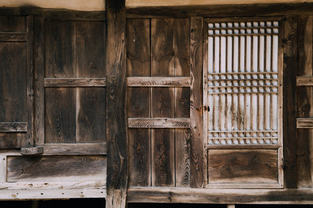 Korean traditional house at Gyeongju Yangdong village in Koreaのeditorial素材