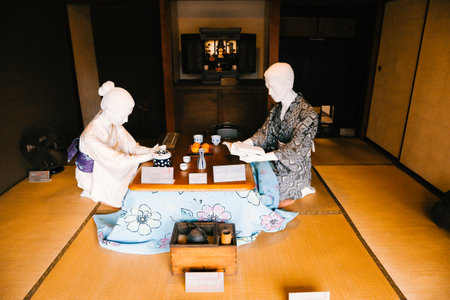 Pohang, Korea - February 8, 2017 : Guryongpo Japanese traditional houseのeditorial素材