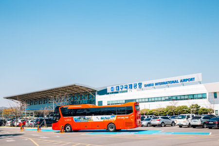 Daegu, Korea - April 2, 2019 : Daegu international airport