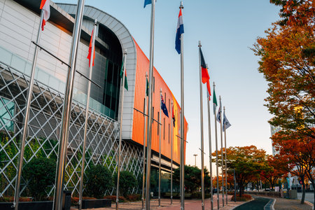 Gwangju, Korea - October 28, 2021 : Kim Dae-jung Convention Centerのeditorial素材