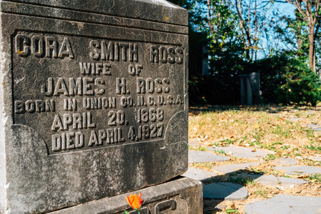 Gwangju, Korea - October 28, 2021 : Missionary Cemetery at Yangnim history and culture villageのeditorial素材