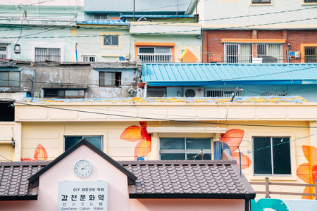 Busan, Korea - September 23, 2018 : Gamcheon Culture Village