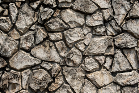 White gray stone wall texture backgroundのeditorial素材