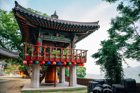 Ganghwa-gun, Incheon, Korea - June 7, 2020 : Goryeosan mountain Jeokseoksa templeのeditorial素材