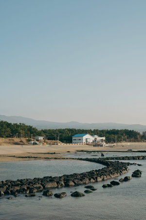 Iho Tewoo Beach in Jeju island, Korea