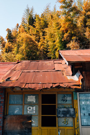 Seocheon, Korea - March 25, 2021 : Pangyo old townのeditorial素材