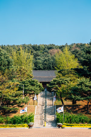 Cheonan, Korea - April 28, 2020 : Yu Gwan-sun Memorial Hallのeditorial素材
