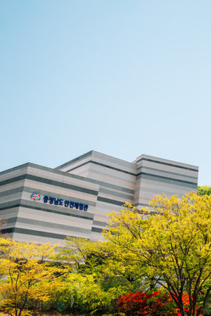 Cheonan, Korea - April 28, 2020 : ChungCheongNam-Do Safety Experience Centerのeditorial素材