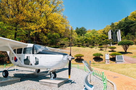 Cheonan, Korea - April 28, 2020 : Taejosan memorial parkのeditorial素材