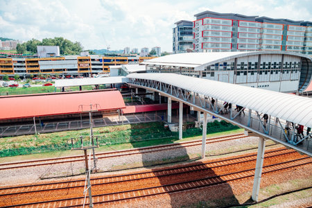 Kuala Lumpur, Malaysia - January 7, 2018 : Bandar Tasik Selatan Station